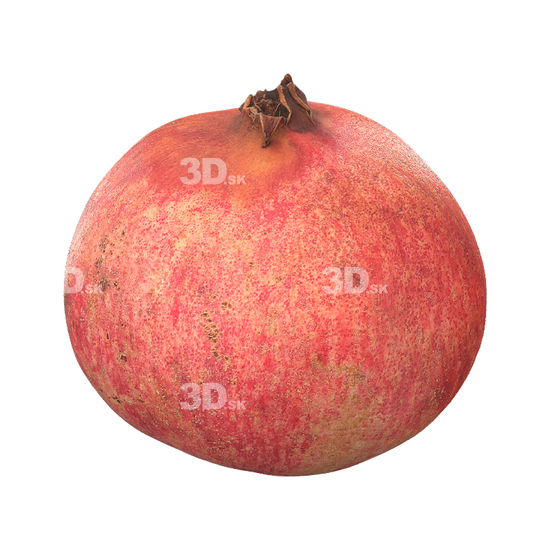 Food Pomegranate 3D Scan