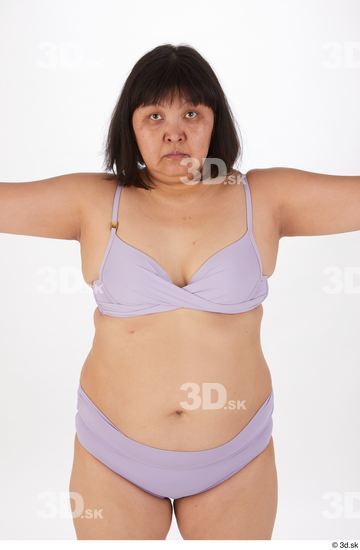 Upper Body Woman Asian Chubby Street photo references