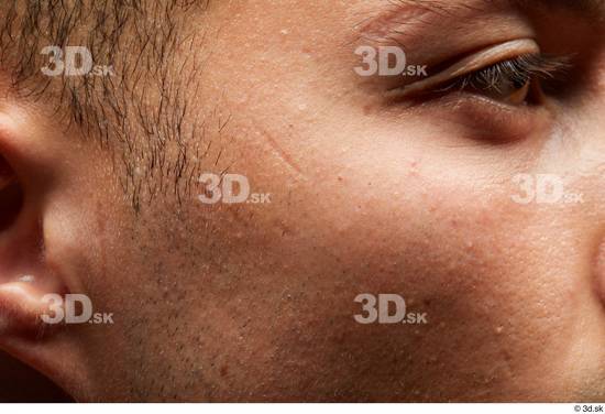 Eye Face Cheek Ear Hair Skin Man White Scar Slim Studio photo references