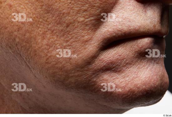 Face Mouth Cheek Skin Man Slim Wrinkles Studio photo references