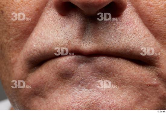 Face Mouth Skin Man Slim Wrinkles Studio photo references