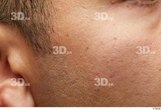 Face Cheek Ear Hair Skin Man Slim Studio photo references