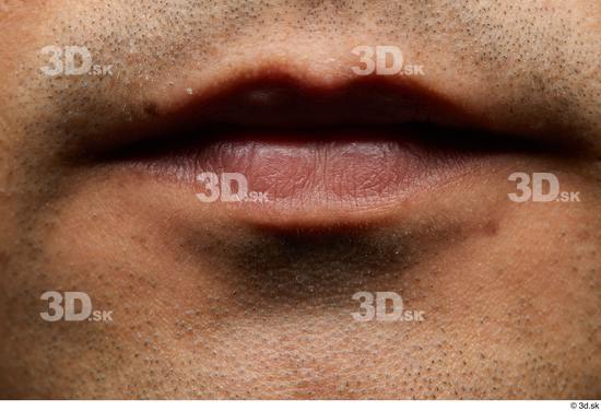 Face Mouth Skin Man Slim Studio photo references