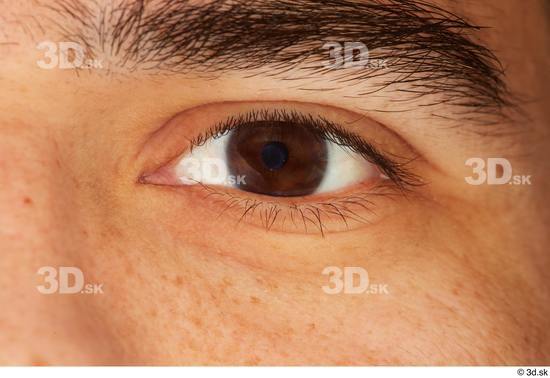 Eye Skin Man Slim Studio photo references