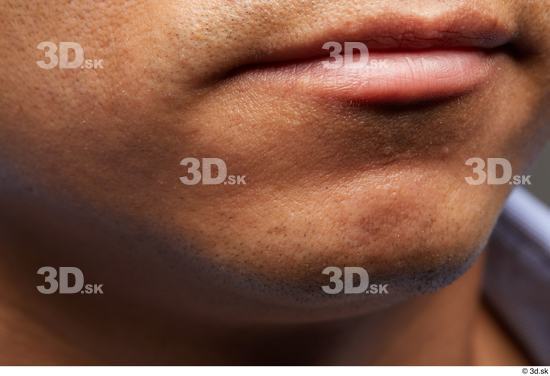 Face Mouth Cheek Skin Man Slim Studio photo references