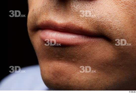 Face Mouth Skin Man Slim Studio photo references