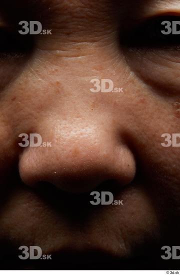 Face Nose Skin Woman Asian Slim Wrinkles Studio photo references