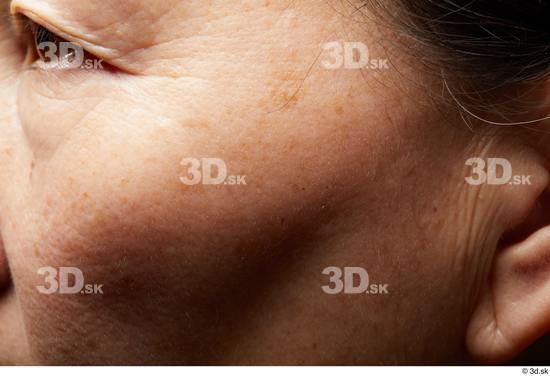 Eye Face Cheek Hair Skin Woman Asian Slim Wrinkles Studio photo references