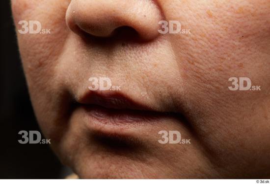 Face Mouth Nose Cheek Skin Woman Asian Slim Wrinkles Studio photo references