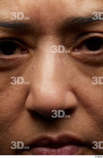 Face Mouth Nose Skin Woman Chubby Wrinkles Studio photo references