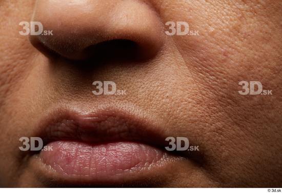 Face Mouth Nose Cheek Skin Woman Chubby Wrinkles Studio photo references