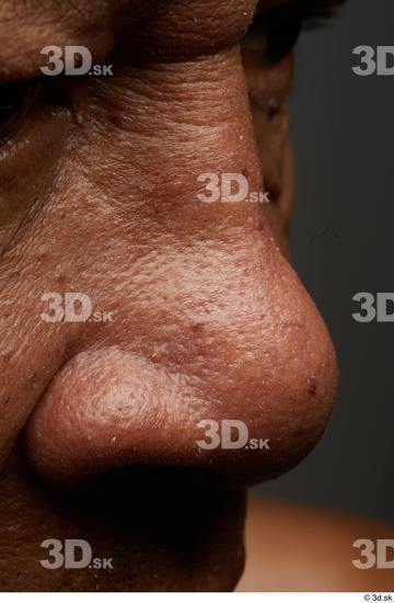 Face Nose Skin Man Black Slim Wrinkles Studio photo references