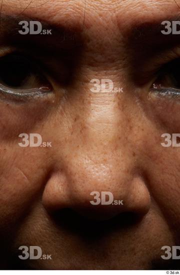 and more Face Nose Skin Woman Asian Slim Wrinkles Studio photo references