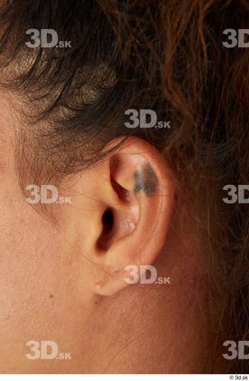 Ear Woman Tattoo Casual Chubby Street photo references