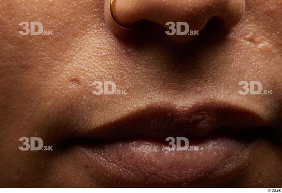 Face Mouth Nose Skin Woman Scar Chubby Studio photo references