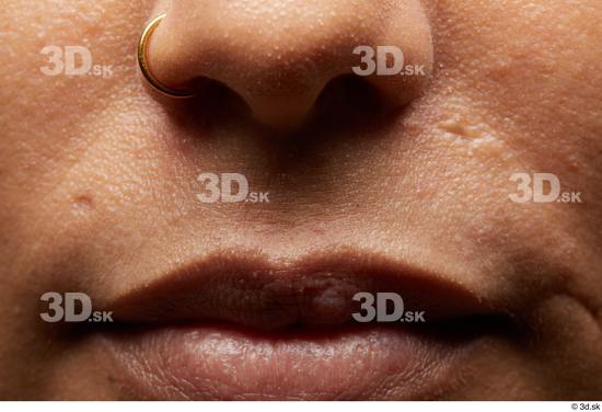 Face Mouth Nose Skin Woman Scar Chubby Studio photo references