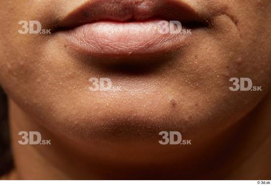 Face Mouth Skin Woman Scar Chubby Studio photo references