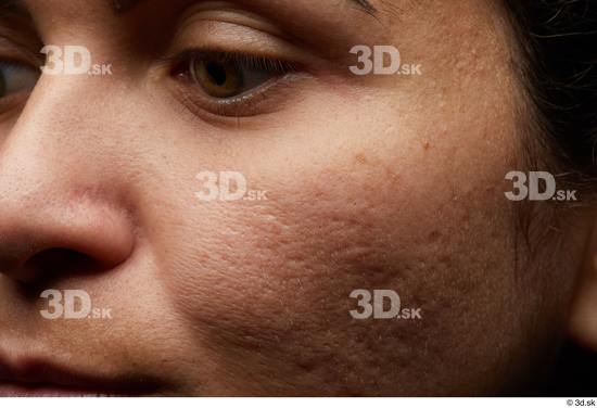 Eye Face Nose Cheek Skin Woman Chubby Wrinkles Studio photo references