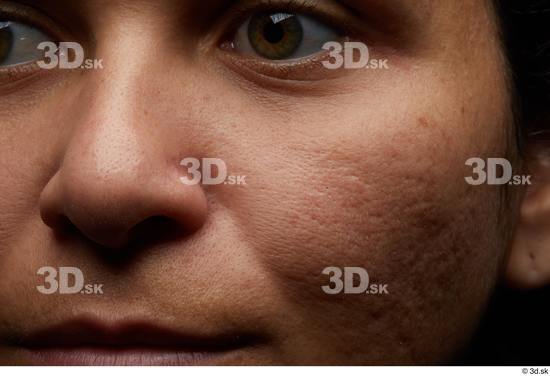 Face Nose Cheek Skin Woman Chubby Studio photo references