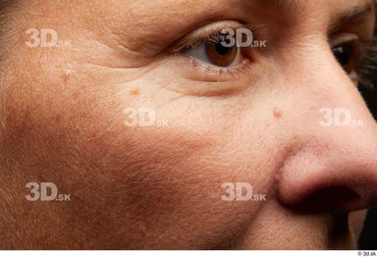 Eye Face Nose Cheek Skin Woman Slim Wrinkles Studio photo references