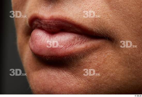 Face Mouth Skin Woman Slim Wrinkles Studio photo references