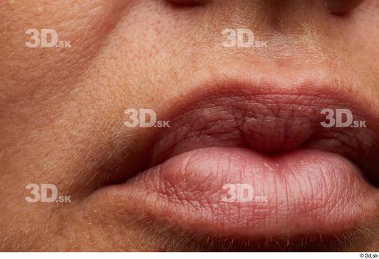 Face Mouth Skin Woman Slim Wrinkles Studio photo references