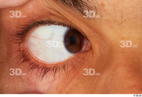 Eye Skin Man Slim Studio photo references