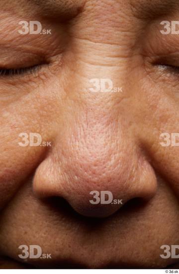 Face Nose Skin Woman Asian Slim Wrinkles Studio photo references