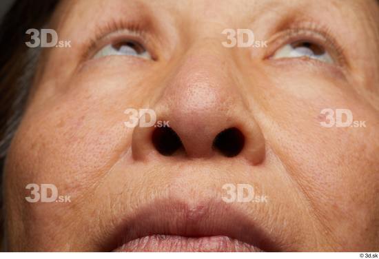 Face Mouth Nose Skin Woman Asian Slim Wrinkles Studio photo references