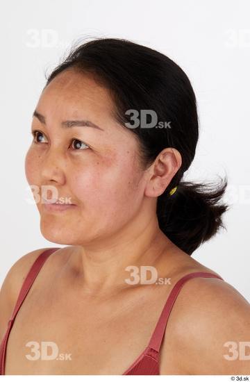 Head Hair Woman Asian Chubby Street photo references