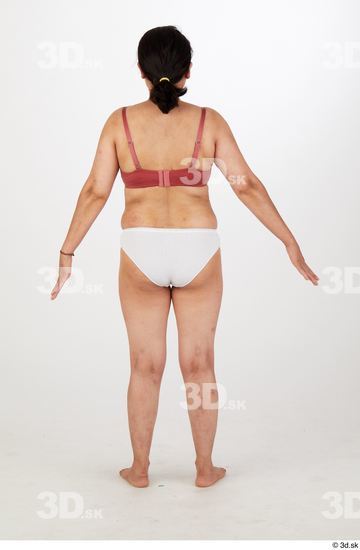 Whole Body Woman Asian Chubby Street photo references