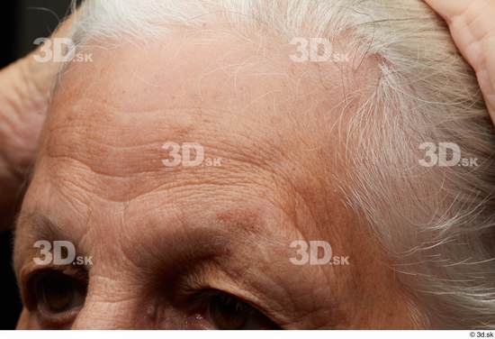 and more Face Nose Hair Skin Woman Chubby Wrinkles Studio photo references