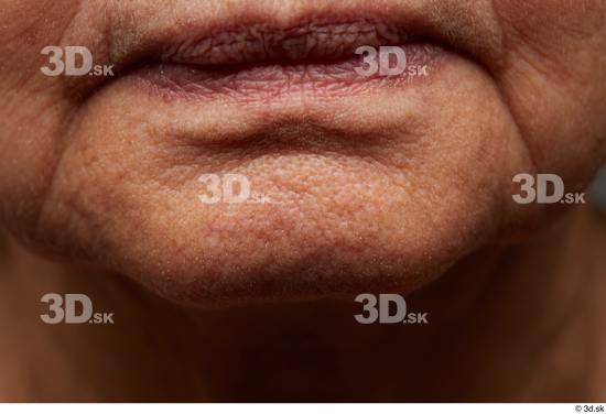 and more Face Mouth Skin Woman Chubby Wrinkles Studio photo references