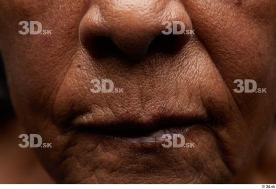 and more Face Mouth Nose Cheek Skin Woman Chubby Wrinkles Studio photo references