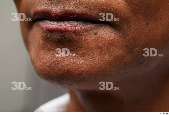 Face Mouth Skin Woman Chubby Wrinkles Studio photo references