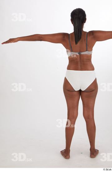 Whole Body Woman T poses Chubby Street photo references