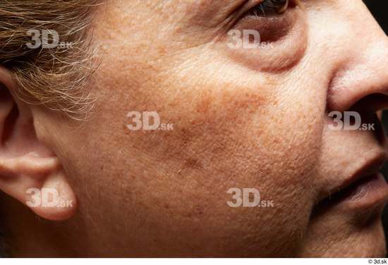 Face Mouth Nose Cheek Hair Skin Woman Chubby Wrinkles Studio photo references