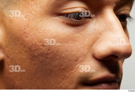 Eye Face Mouth Nose Cheek Skin Man Asian Slim Studio photo references