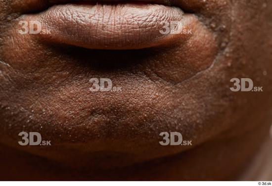 Face Mouth Skin Man Black Scar Overweight Studio photo references