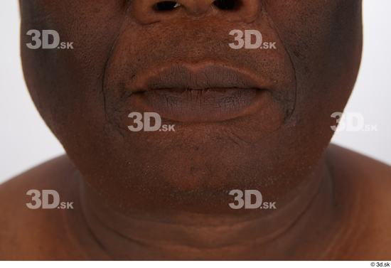 Mouth Man Black Overweight Street photo references