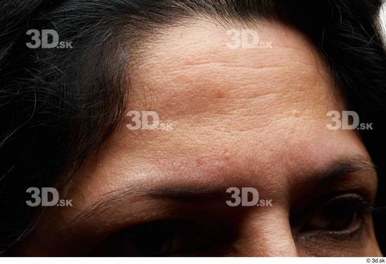 Face Hair Skin Woman Chubby Wrinkles Studio photo references