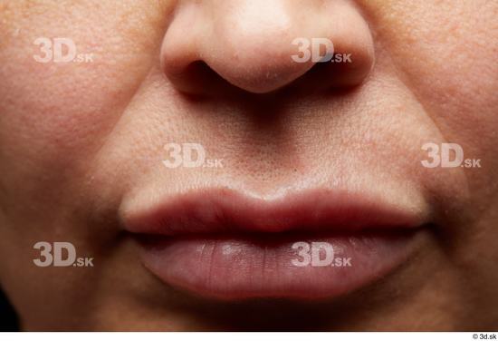 Face Mouth Nose Cheek Skin Woman Chubby Wrinkles Studio photo references