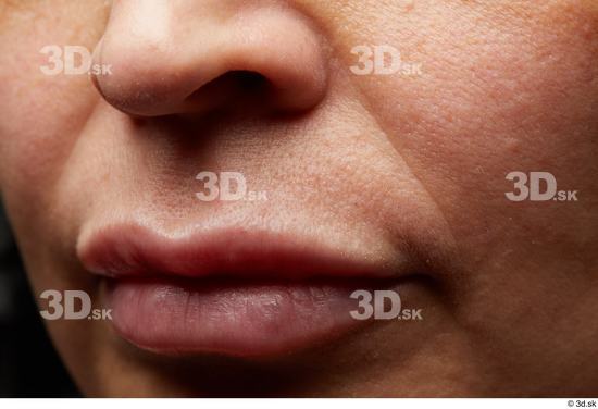 Face Mouth Nose Cheek Skin Woman Chubby Wrinkles Studio photo references