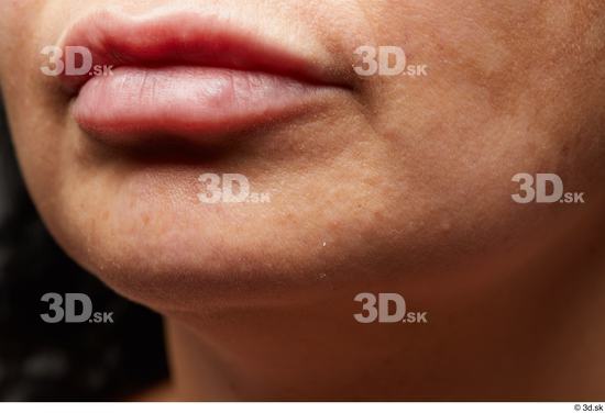 Face Mouth Cheek Skin Woman Chubby Wrinkles Studio photo references