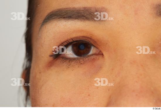 Eye Skin Woman Asian Slim Studio photo references