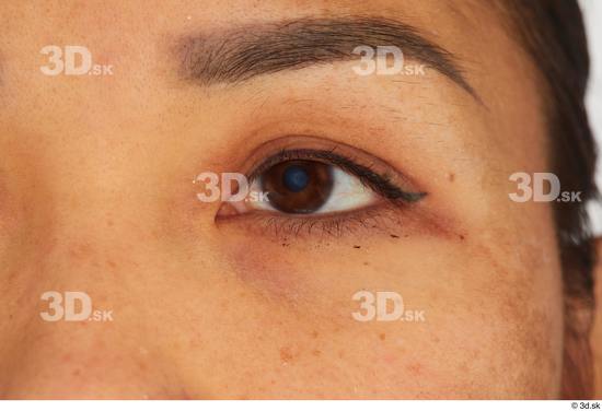 Eye Skin Woman Asian Slim Studio photo references