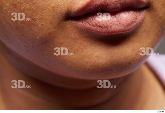 Face Mouth Skin Woman Asian Slim Studio photo references