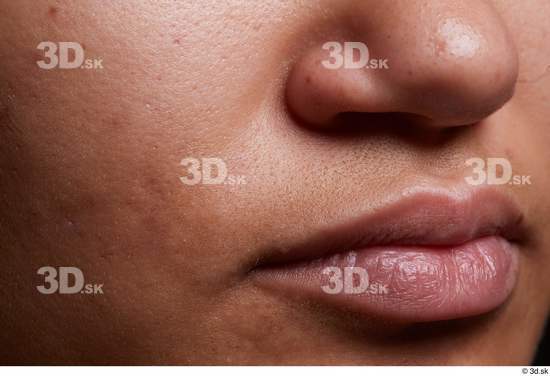 Face Mouth Nose Cheek Skin Woman Slim Studio photo references