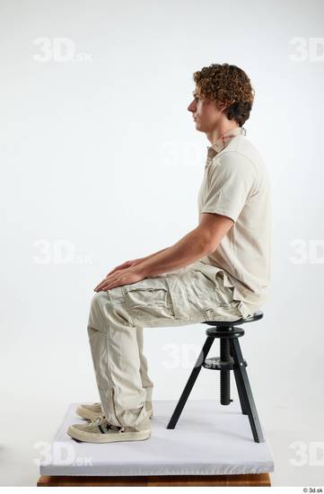 Man White Athletic Male Studio Poses