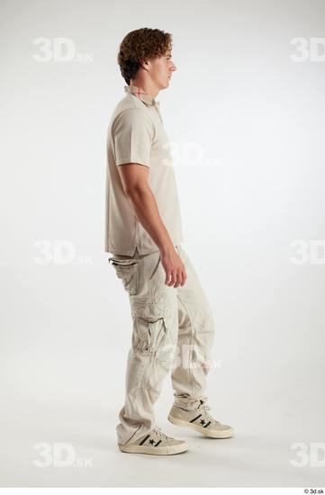 Man White Athletic Male Studio Poses